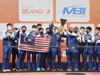 亚团赛｜李梓嘉发力 马来西亚队男团历史首夺冠